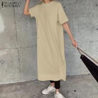 ราคา Stock Korean Style Womens Blouse Casual Commute Long Sleeve O Neck Loose Back Split Tops 10 Popular (20905336262)