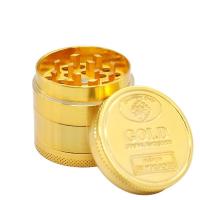 ราคา มีความสุขสูบ4ชั้นทองเครื่องบดยาสูบ40มิลลิเมตรโลหะผสมสังกะสีแห้งสมุนไพรบดเครื่องบดที่มีหน้าจอกรองอุปกรณ์สูบ (19618476334)