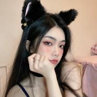 ราคา ที่คาดผมแต่งหน้าสีดำและกำมะหยี่สีขาวที่คาดผมหูแมว MODE Korea ผู้หญิงอารมณ์เข้าได้กับทุกชุด (18614628611)