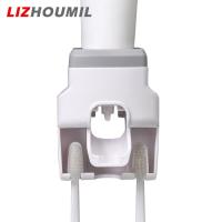 ราคา LIZHOUMIL ที่คั้นน้ำแปรงสีฟันขี้เกียจผลิตภัณฑ์ที่ใส่แปรงสีฟันในห้องน้ำที่บีบยาสีฟันห้องน้ำอัตโนมัติกันน้ำ (20372052103)