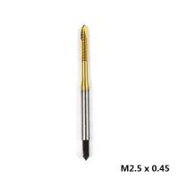 ราคา CIFbuy 1pc M2 M2 5 M3 M3 5 M4 M5 M6 Titanium Coated Hand Tap HSS Metric Straight Flute Thread Screw Tap (20306266589)