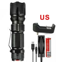 ราคา Diymore T6 Zoom 90000LM Ultrafire Tactical Military T6 LED Flashlight Torch Work Light (4600012441)