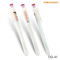 ราคา Pencom OG41 RD ปากกาหมึกน้ำมันแบบกดหมึกสีแดง (21257457958)