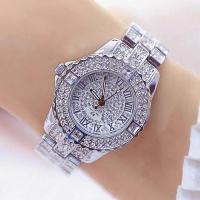 ราคา Women Watches Diamond Gold Watch Ladies Wrist Watches Luxury Brand Rhinestone Womens Bracelet Watches Female Relogio Feminino (20009651510)