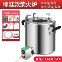 ราคา เตาฟืนในชนบทบ้านกลางแจ้งเตาก๊าซมือถือเตาตั้งแคมป์เตาไม้ฟืนปลอดสแตนเลสเตาฟืน (14823515372)