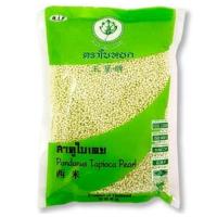 ราคา ใบหยก สาคูเม็ดเล็กใบเตย 400 กรัม แพ็ค 2 ถุง (14537172311)