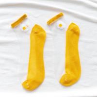 ราคา ถุงเท้าซีทรู โปร่งใส ถุงเท้าข้อสั้น ถุงเท้าแฟชั่น ลายดอกเดซี Free Size ถุงเท้ากีฬา ผ้าเกรดดีพรีเมี่ยม (11176133286)