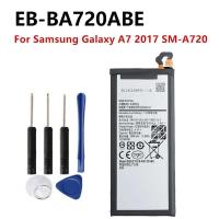 ราคา แบตเตอรี่ EB BA720ABE สำหรับ Samsung Galaxy A7รุ่น2017 A720 SM A720 A720F SM A720S A720F 3600mAh ชุดไขควงถอดฟรี (20895967399)