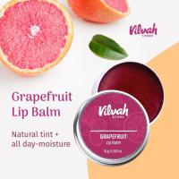 ราคา Vilvah Organic Grapefruit Lip balms For Dry Damaged and Chapped Lips Moisturizing Lip balms Lip Balm for Dark Lips to lightening Enriched with Shea butter Unrefined Beeswax Essential Oils 15g (1564238