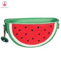 ราคา กระเป๋าสะพายหนัง PU แฟชั่นกระเป๋าสะพายไหล่ทรงแตงโมสีส้มกระเป๋าสะพายพาดลำตัว (14298014364)