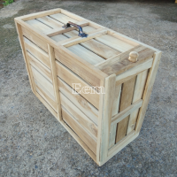 ราคา กล่องใส่ไก่ชน กล่องไก่ กล่องไม้สัก มีฝาเปิดปิดได้ มีมือจับสำหรับถือ ทำจากไม้สักทอง (17556217094)