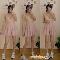 ราคา Barbie Jumpsuit จั๊มสูทสีทูโทนน่ารักๆ (16421190317)