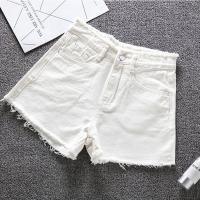 ราคา กางเกงขาม้าเอวสูงอเนกประสงค์ทรงหลวมสไตล์เกาหลีสีทึบกางเกงขาสั้นสตรี (18486012875)