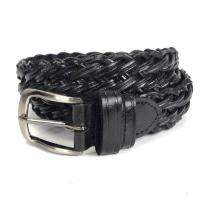 ราคา Chinatown Leather เข็มขัดหนังแท้ รุ่นถักเปียอ่อน สีดำ (598924)