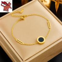 ราคา ทองอิตาลี 18k สร้อยข้อมือทองครึ่งสลึง น้ำหนักทอง 0 3 กรัม สร้อยข้อมือโคลเวอร์สี่ใบสองด้านโรมัน ทองคำแท้ 96 5 สร้อยข้อมือชุบทอง ขายได้ จำนำได้ (21238909509)