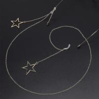 ราคา แว่นตากันแดดประดับลูกปัดมุกดาวกลวงสำหรับผู้หญิงแฟชั่นโซ่แว่นตาแว่นตาอ่านหนังสือสายคล้องคอที่ใส่แว่นตาสายคล้อง (20767920828)