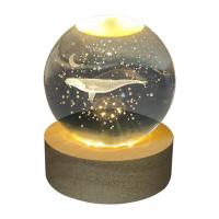 ราคา โคมไฟคริสตัลบอลปลาวาฬ 3D Crystal Ball 3D Crystal Ball Light Planet รุ่น Nightlight Night Light โคมไฟตกแต่งตลก Night Light Globe โคมไฟข้างเตียงสำหรับเด็ก amiable (20950926748)