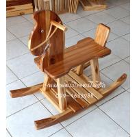 ราคา ม้าโยก ของเล่นม้าโยกสำหรับเด็ก ผลิตจากไม้สักแท้ 100 (12811252232)