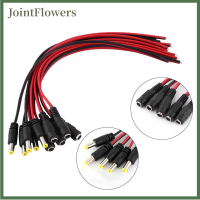 ราคา JointFlowers 10pcs 5 5x2 1mm MALE FEMALE DC Power Socket JACK plug Connector สายเคเบิล12V (20365307579)