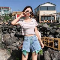 ราคา กางเกงยีนส์ ขาสั้น เอวสูง โชว์กระเป๋าเก๋ๆ มี2สี เขียวส้ม มีไซส์ S XL สไตล์เกาหลี แฟชั่นแนวๆไม่เหมือนใคร 002 (19374467050)