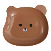 ราคา Pengwen จานขนมรูปหมีน่ารักทำความสะอาดง่ายขอบ Stackable Round พลาสติกอเนกประสงค์เครื่องใช้สำหรับโต๊ะอาหารที่ใช้ในครัวจานผลไม้จานผลไม้วางซ้อนกันได้ (19836401816)