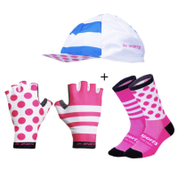 ราคา SET 3ชิ้น หมวกแก๊ปจักรยาน ถุงมือจักรยาน ถุงเท้าจักรยาน DH SPORTS (8977226530)