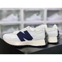 ราคา Classic retro fashion versatile casual jogging shoes for men and women New Balance 327 series providing a comfortable and versatile anti slip outsole fashionable male and female student board shoes ca