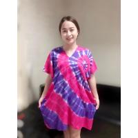 ราคา เสื้อมัดย้อม ตัวยาว เสื้อตัวยาว หรือใส่เป็นมินิเดรสได้ เสื้อกระเหรี่ยงมัดย้อมอก50ยาว28นิ้ว (11581939368)