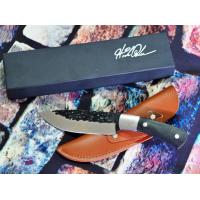 ราคา Fixed blade knife High carbon steel มีดพก มีดเดินป่า มีดแคมป์ปิ้ง มีดใบตาย มีดสวย มีดทหาร มีดพกทหาร มีดพกเดินป่า ลายดามัสกัส ทำจากวัสดุอย่างดี High carbon steel แข็งและรักษาคมดี ยาว21 50ซม ด้ามไม้ดำแท