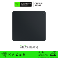 ราคา Razer Atlas Tempered Glass Gaming Mouse Mat แผ่นรองเมาส์กระจก Premium Tempered Glass Ultra Smooth Surface I Micro Etched Surface Anti slip rubber base 450 mm x 400 mm (21327541967)