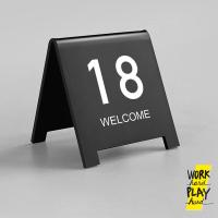 ราคา WHPH shop ป้ายเลขโต๊ะ ป้ายตั้งโต๊ะ ป้ายเบอร์โต๊ะ ร้านอาหาร ร้านกาแฟ คุณภาพงานส่งออก (21258461089)