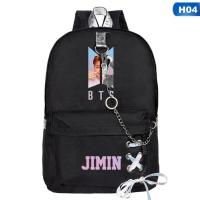 ราคา แล็ปทอปกระเป๋าเป้ผ้าใบกระเป๋า BTS กระเป๋านักเรียนแบบใช้ได้ทุกเพศ SUGA JIMIN JUNG KOOK V แล็ปท็อปกระเป๋าขนาดใหญ่ความจุกระเป๋าเดินทาง Mochilas (15741332239)