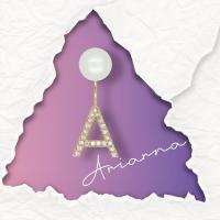 ราคา A CEMI Gold Plated Initial Pearl Stud Earring 1 Piece ต่างหูมุกแท้ 1 ข้าง ต่างหูเงินแท้ ชุบทอง 18K มุกแท้ สีทอง ต่างหูตัวอักษร ของขวัญแฟน (9685295750)