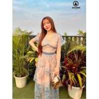 ราคา พร้อมส่ง JISOO S 4XL X8 dress เดรส เดรสยาว เดรสคอปก เดรสลูกไม้ เดรสงานปัก เดรสสีครีม เดรสีนู้ด เดรสสาวอวบ เดรสผู้หญิง เดรสแฟชั่นสวยๆ ใส่ไปทะเล ใส่ไปคาเฟ่ ใส่ไปงานแต่ง (18767135752)