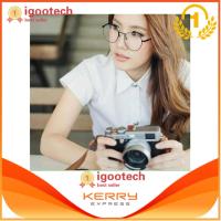 ราคา igootech Fashion glasses แว่นตากรองแสง แว่นกรองแสง ทรงกลม Black กรองแสงคอม กรองแสงมือถือ ถนอมสายตา (407649397)