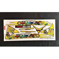 ราคา สติ๊กเกอร์ เวฟ125i ปี2018 รุ่น2 ลายเต่าสีเหลือง agv 1ชุด ติดได้ทั้งคัน สติ๊กเกอร์เวฟ125i วาฬ (7846955369)