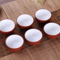 ราคา พร้อมส่ง ชุดน้ำชาดินเผา ถ้วยน้ำชา แก้วน้ำชาเซรามิกดินเผาอย่างดี ชุดถ้วย6ใบ 紫砂茶具茶杯 (6693270475)