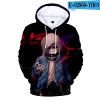 ราคา 3 To 14 Years Kids Hoodies 3D Undertale Sans Hoodie Sweatshirt Boys Girls Fashion Harajuku Jacket Coat Children Clothes (8813751754)