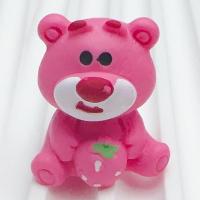 ราคา เสื้อยืดแฟนคลับอนิเมะ Lotso Huggin หมีสตรอเบอรี่ตุ๊กตาเรซิ่นเรซิ่นเรซิ่นทรงหลังเบี้ยกิ๊บติดผมเพชรพลอย DIY งานฝีมือการ์ตูน Cabochon เครื่องประดับรถยนต์สมุดภาพ (20526072095)