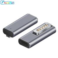 ราคา THINKMAX ของแท้100 ยูเอสบีแม่เหล็ก C อะแดปเตอร์ตัวเชื่อมต่อ USB C 90องศาการถ่ายโอนชาร์จอย่างเร็วโอนถ่ายข้อมูล PD ใช้ได้กับอุปกรณ์ Type C (20762520124)