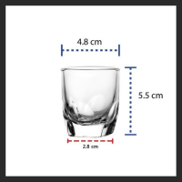 ราคา Chotika Lucky Glass แก้วเป๊ก แก้วป๊อก แก้วช๊อต แก้วใส่เทียน Euro Shot Bell Shot Rush Shot Groove Shot Glass 12ใบ (20412484825)