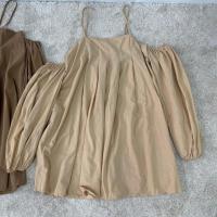 ราคา ชุดเดรสผู้หญิง เดรส ชุดเดรส dress เดรสผู้หญิง ชุดเดรสสวยๆหรู เดรสสาวอวบอ้วน เดรสสั้นสายเดี่ยวต่อแขนไซส์ใหญ่ ผ้าฝ้าย Vicky (20138440040)
