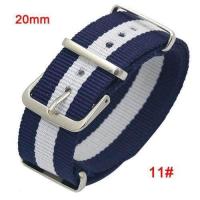 ราคา 18 มิลลิเมตร 20 มิลลิเมตร 22 มิลลิเมตรขีปนาวุธทนทานทหารไนล่อนนาฬิกาวงกองทัพกีฬานาโตผ้าไนล่อนสายนาฬิกาข้อมืออุปกรณ์เสริมสำหรับ 007 เจมส์บอนด์สายนาฬิกา (404308996)