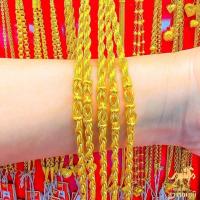 ราคา ข้อมือทองคำแท้ 1 สลึง 15 ลายใหม่ สุดปังจากเยาวราช ทองคำแท้ 96 5 มีใบรับประกันสินค้า (19698388955)