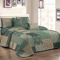 ราคา Cadar Bed Sheets Patchwork Set Super Queen King Size Quilt 3 In 1 (16487194893)