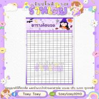 ราคา ใบกระดาษบิงโก พิมพ์สี ขนาดA5 A4 (21316399121)