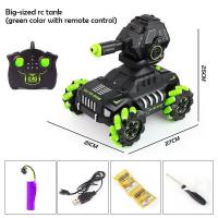 ราคา 1 18 RC Tank Car 1 18รถถัง RC รถ12กม ชม All Terrains ยานพาหนะไฟฟ้าสามารถเปิดตัว WaterBomb รถหุ้มเกราะ180 หมุนการถ่ายภาพและ360 หมุนรถ2 4G รีโมทคอนโทรลรถถังของเล่นสำหรับเด็ก (9203574031)