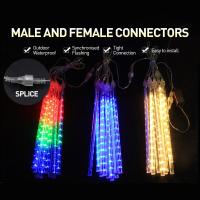 ราคา NEW ไฟคริสต์มาส Led ไฟสายแบบหยดน้ำแข็งกันน้ำไฟตกแต่งงานปาร์ตี้ 30 ซม 50 ซม Led ไฟม่านน้ำแข็งกลางแจ้งสำหรับบ้าน (20459314786)