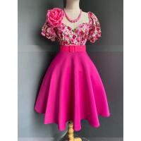 ราคา ชุดวนิดา ชุดย้อนยุค ชุดลายดอก ชุดทองกวาว ครบเซต (21303755058)