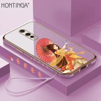 ราคา Hontinga เคสสำหรับ OPPO A98 A94 A95 A96 5G Neo 9 F11 Pro F5บวก F7เยาวชน Pro F9 Find X3 Pro R17 Pro เคสร่มลายน่ารักเด็กผู้หญิง TPU นุ่มหรูหรา TPU ตารางเคสโทรศัพท์ยางคลุมทั้งหมดเคสป้องกัน Gores สำหรับเด